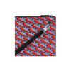 Montblanc X Maison Kitsuné Collaboration Capsule Collection All Over Print Leather Clutch Men clutch Orange 129016