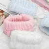 2 Reusable Face Washing Wristbands with Water Absorbing and Anti Moisture Bands, Soft Ultra-fine Fiber Towel Wristbands