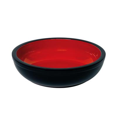 Taiwa Soba and Udon Noodle Making Black with Red 1 Confectionery Confectionery Made In Japan Bowl, 10.5 Inch, Interior, Piece, Bowl, Dish,