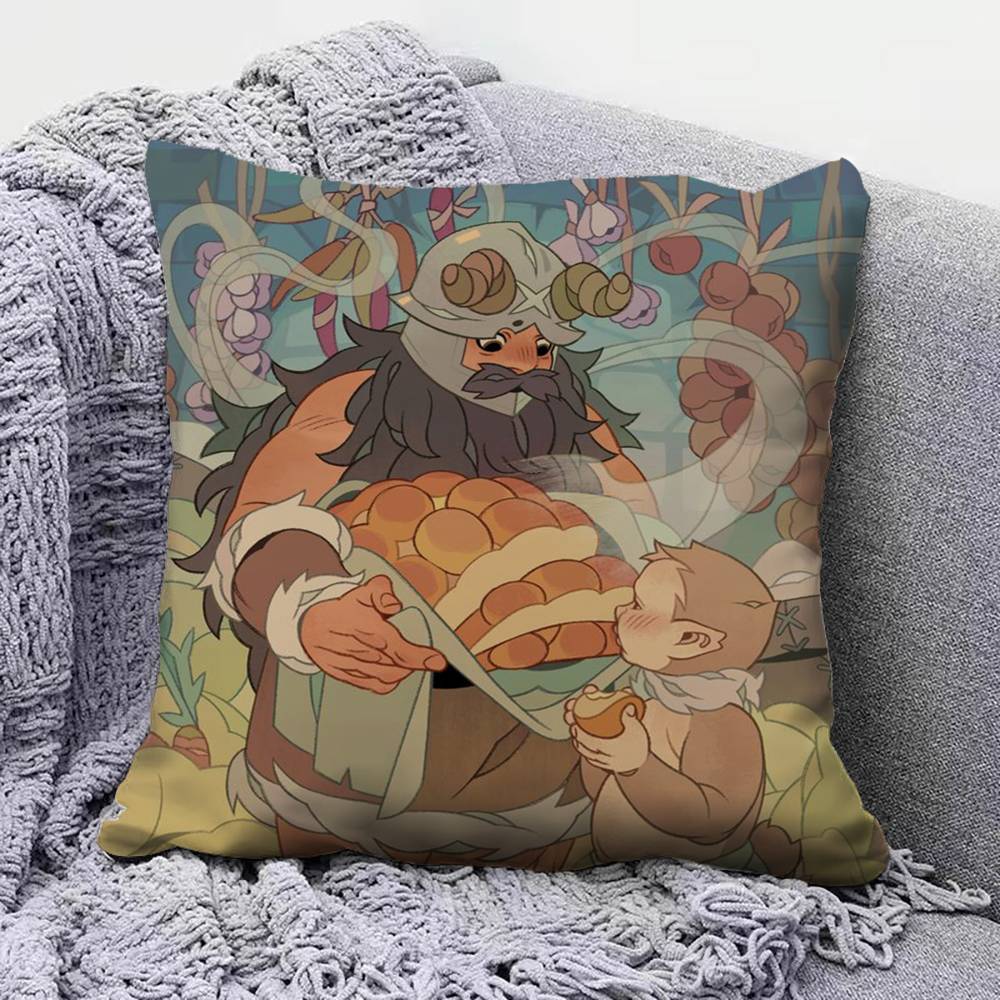 Delicious In Dungeon Anime Marcille Home Sofa Cushion Covers and Aecorative Custom Pillow Covers