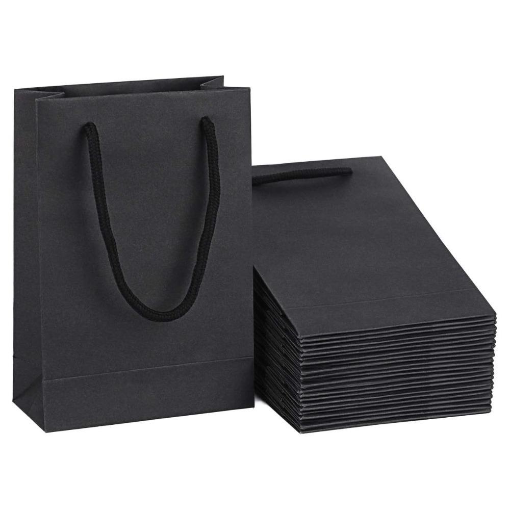 10pcs Shopping Paper Bags Gift Bags with Handle Mini Treat Bags Handbag Party Favor Bags Packaging Bag for Birthday Wedding Party Baby Shower Favor