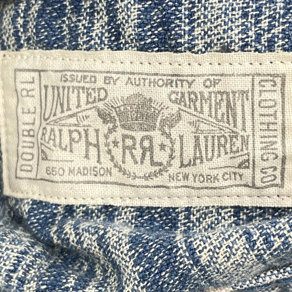 RRL Patchwork Drawstring Waist Trousers - Indigo Bottoms 28x30 blueUsed