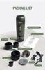 HiBREW H4B Wireless Portable 3 In 1 Espresso Coffee Maker - 15 Bar Pressure - 2200mAh Rechargeable Battery - 3 Cables Fpr Charging