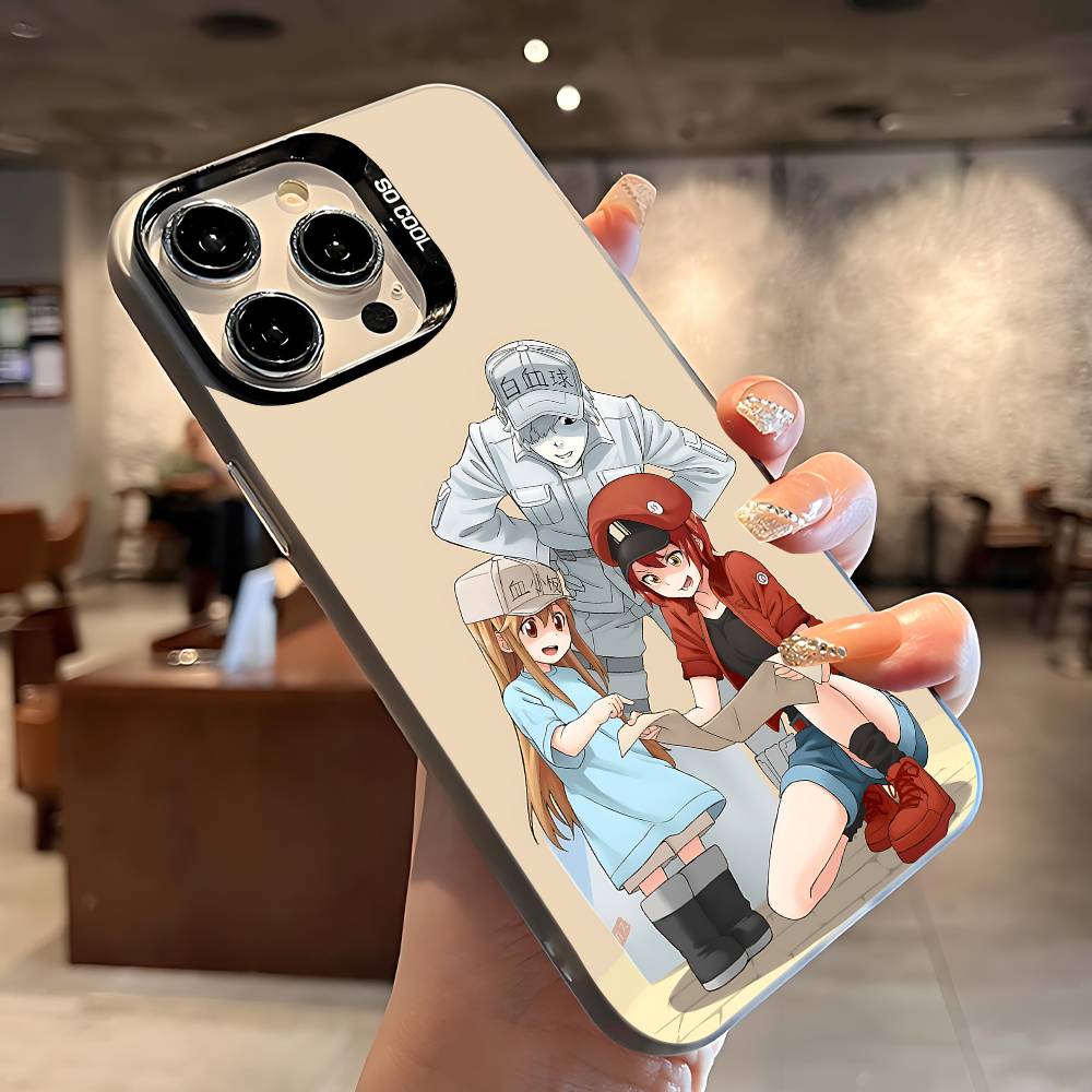 Cells At Work Phone Case For IPhone 17 16 15 14 13 12 11 Pro Max Plus X XR XS Max Shockproof Bumper Cover
