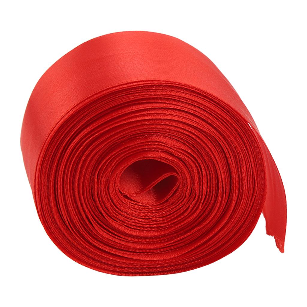 Sprint Finishing Line Red Race Finish Line Satin Ribbon for School Meeting Gift Package Wrapping 20m