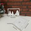 Christmas Tree Resin Mold Holiday Light Sign Plaster Mould Easy Demolding Silicone Light Sign Moulds For Cement Plaster Adults
