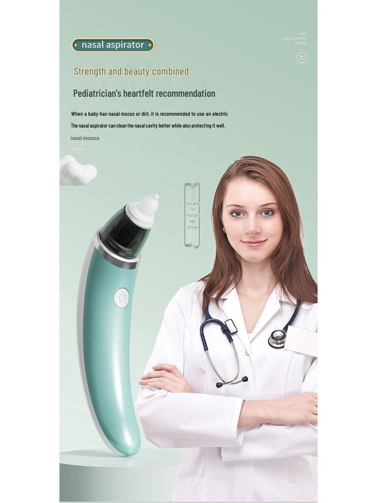 Electric Nasal Aspirator for Infants and Newborns – Baby Mucus Cleaner