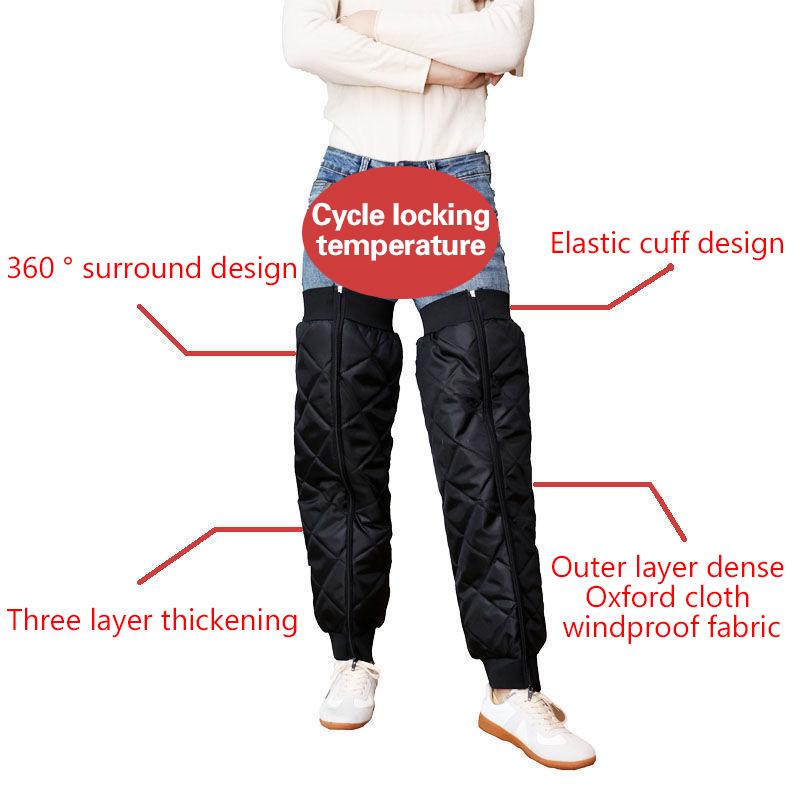 Ginocchiere Wraps Pad Protettore Scaldamuscoli Gamba Moto Invernale Bici Ginocchiera Moto Manica Gamba Antivento Scaldamuscoli Termico