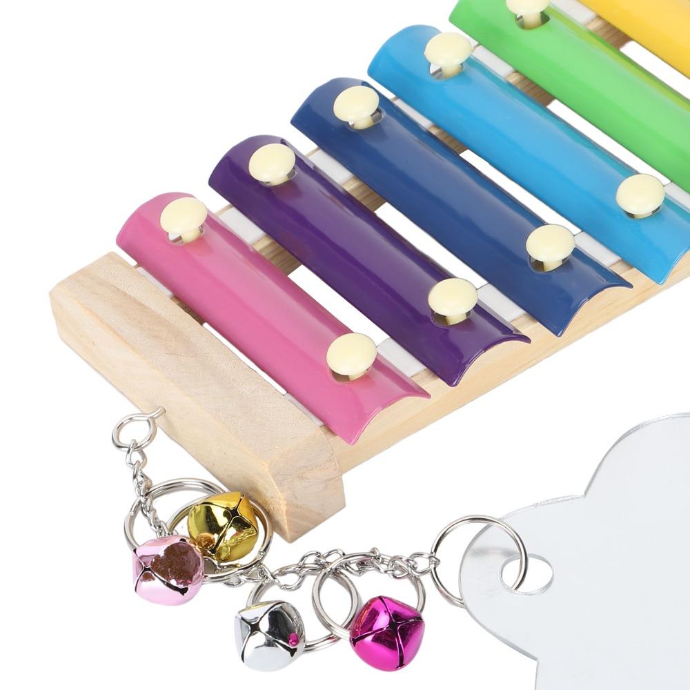 Non-Toxic Pecking Xylophone Wood Bird Xylophone Fun Chicken Wooden Toy  African Macaws