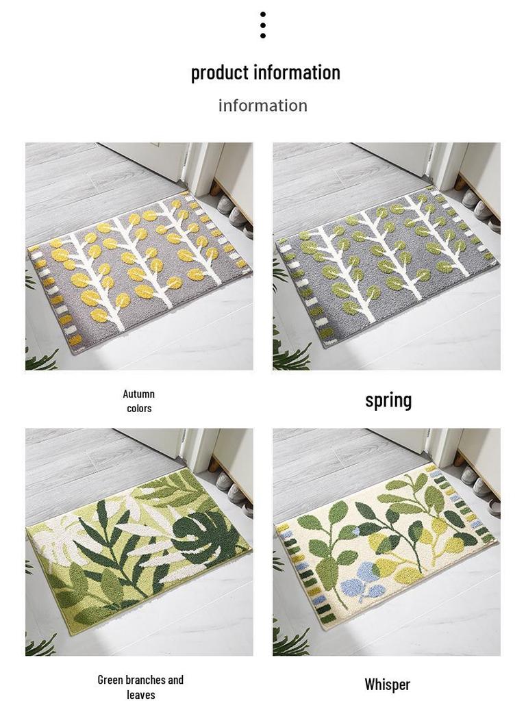 Tapete de Chão Absorvente Antiderrapante para Casa, Quarto, Cozinha, Banheiro e Vaso Sanitário