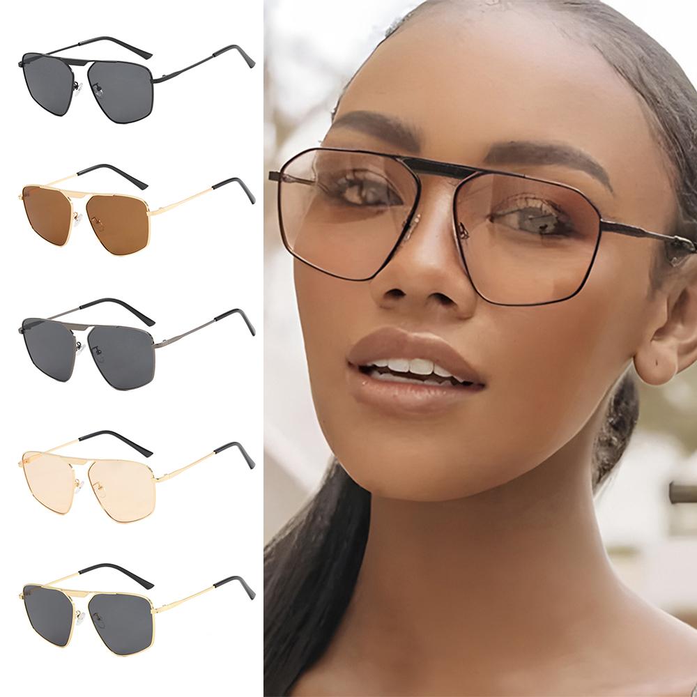 Single-Beam Women's Sun Glasses Irregular Driving Beach Shades  for Women & Men