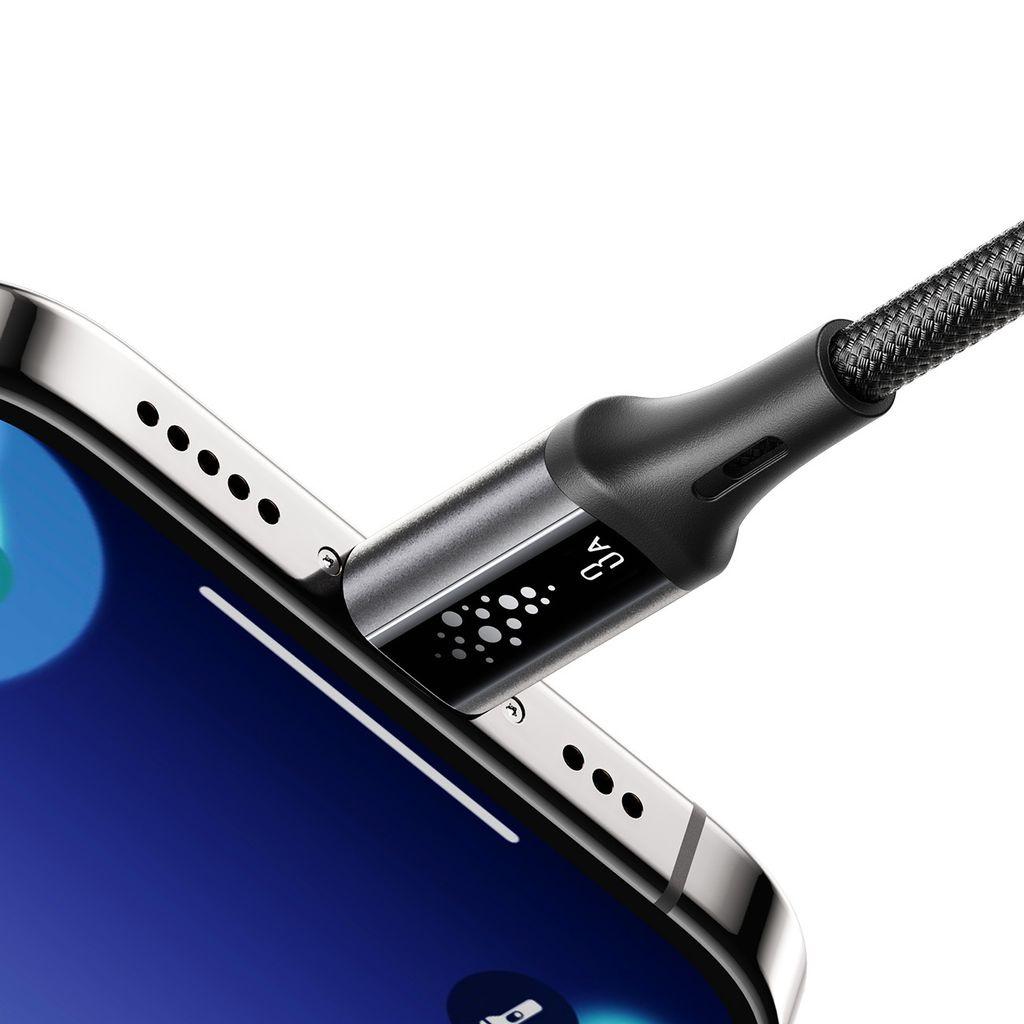 Kabel Przewód Usb-A - Iphone Lightning S-A60 Startalk 3A 1.2M - Czarny