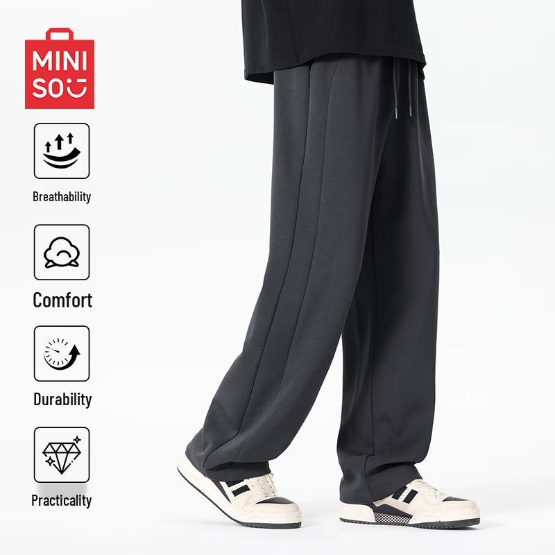 MINISO Men s Deconstructed Loose Straight Casual Pants 2XL
