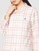 Long Long Cardboard L [Champion] Pajamas, Sleeves, Pants, Knit, Women's, Red,