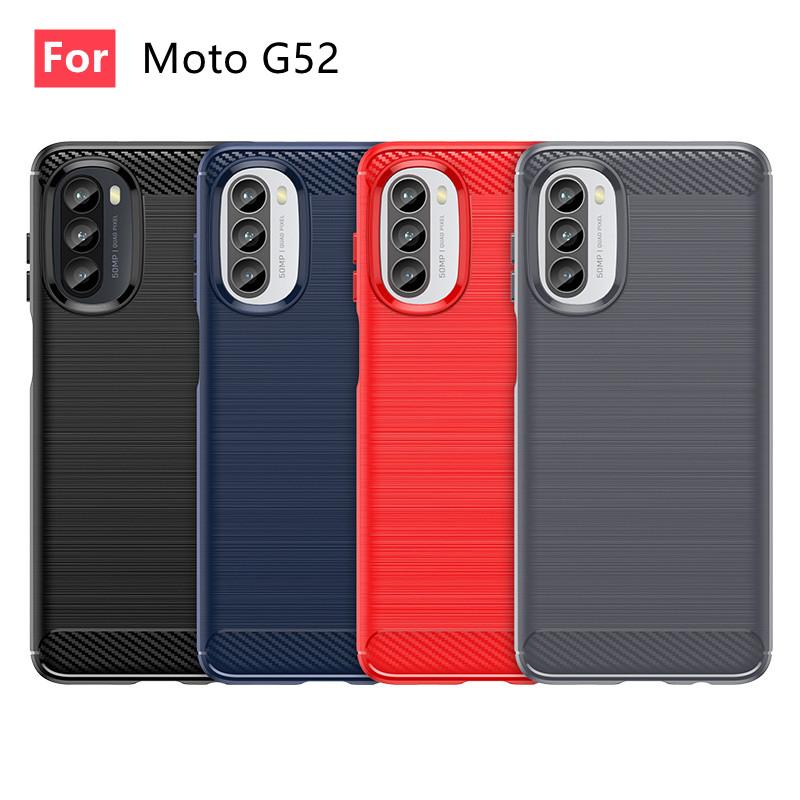 Für Hülle Motorola Moto G52 Hülle Für Moto G52 Coque Originale Weiche TPU-Hülle Für Moto G60S E20 E30 E40 G10 G20 G30 G22 G52 Fundas