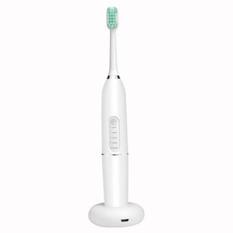 5 Modes 3200rpm/min Sonic Electric Toothbrush Dental Scaler Calculus Remover Oral Care Tool USB Charge +Intelligent Touch Switch+ Bracket + 4 Heads