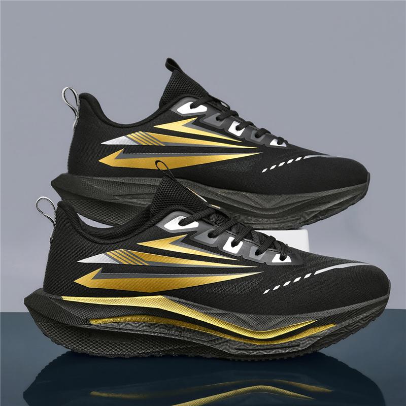 Men Marathon Running Shoes Carbon Board Speciality Athletic Reticular Breathable Lightweight Women'S Athletic Nonskid Athletic Shoes New