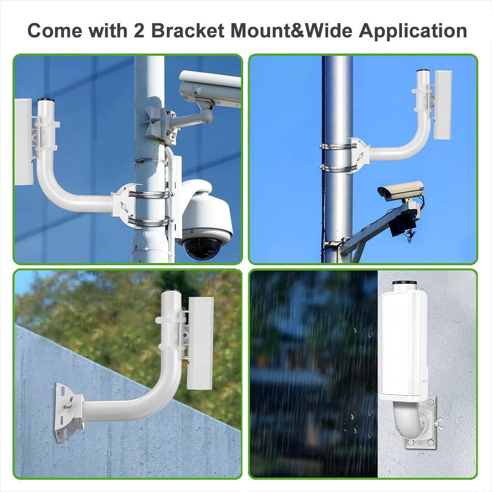 NDUP High-Speed Gigabit Wireless CPE AdaLov 5.8G 3KM, Punkt-zu-Punkt & Multipoint-Unterstützung, 100/1000Mbps Ports mit 16dBi Antenne