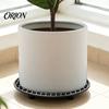 Durable Plant Risers 6Pcs Pot Risers, 8 Inch Round Plastic Bases Elevator Stands, Feet for Indoor Outdoor Flower Pots Lifters