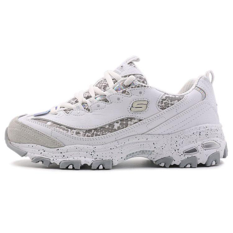 Skechers D'Lites 1.0 Gs White/Grey Women's 66666054-WSL