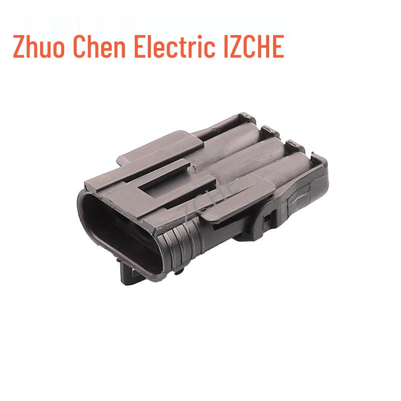 3-Pin Automotive Wiring Harness Connector Set: Male & Female Plugs with Terminals