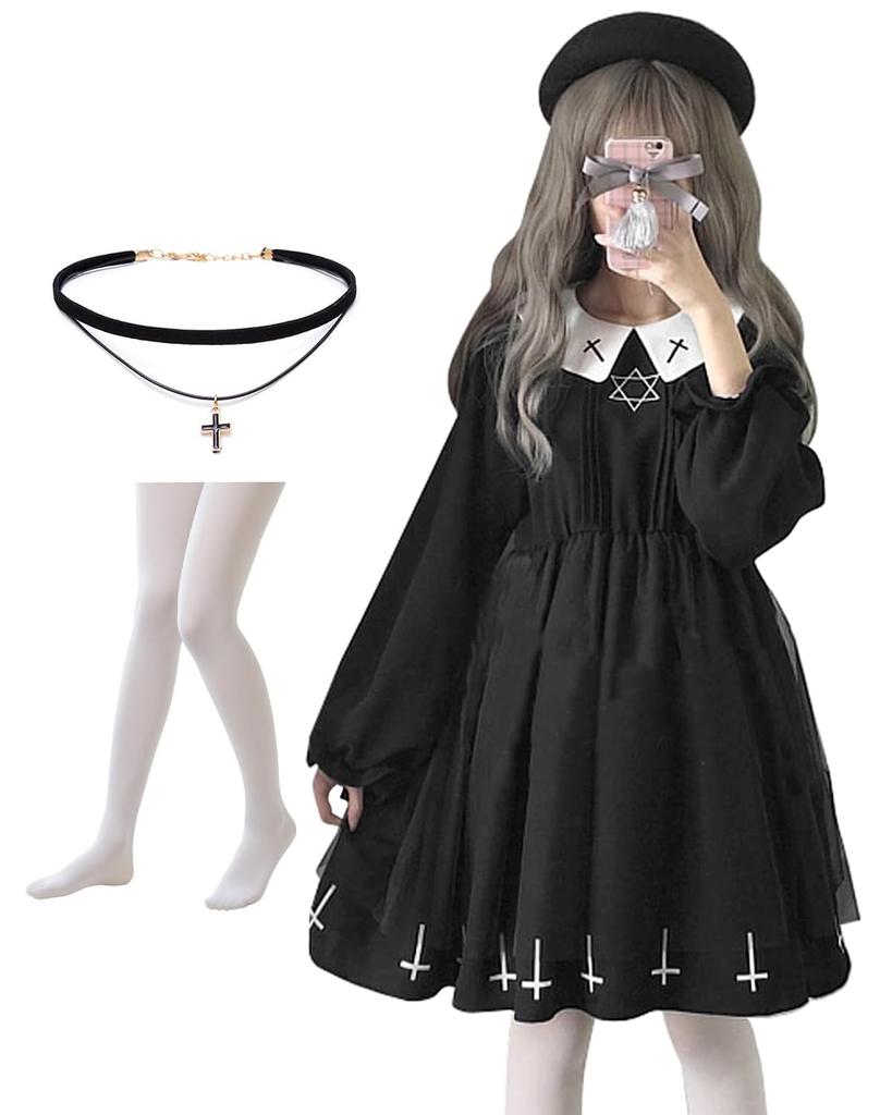 Gothic Lolita Dress Cosplay Lolita Dress Lolita Cute Thick Devil Cosplay Anime Gothic Lolita Cross Clothes cosplay lolita Large Size Maid Lolita