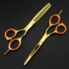 Professional Japan 5.5'' 4 Color Hair Scissors Set Haircut Thinning Barber Makas Cut Scisors  Shears Hairdresser Scissors