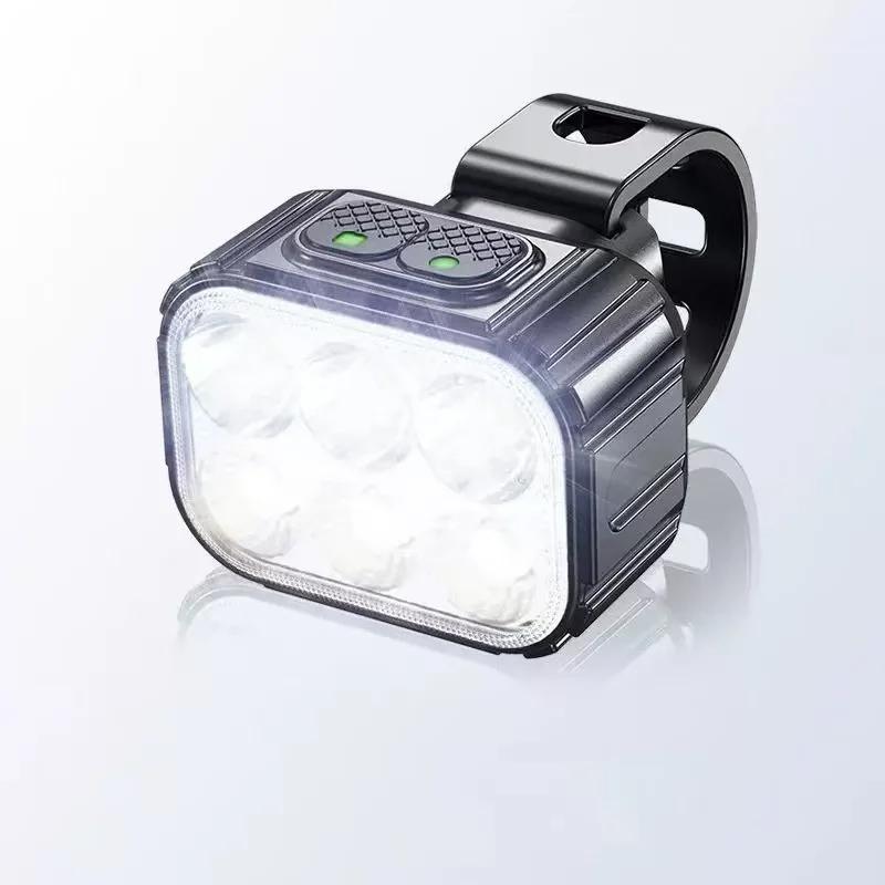 Bike Light Set USB Rechargeable Mountain Road Bicycle Front Rear Lights Helmet Safety Lights 4H Long Lasting Front