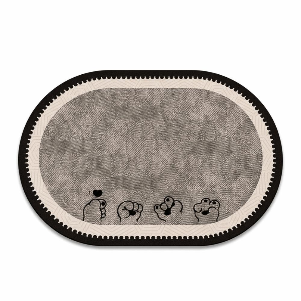 Cartoon Animal Bathroom Mat Anti Slip Door Mat Stain-resistant Puppy Absorbent Mat  Wet Areas