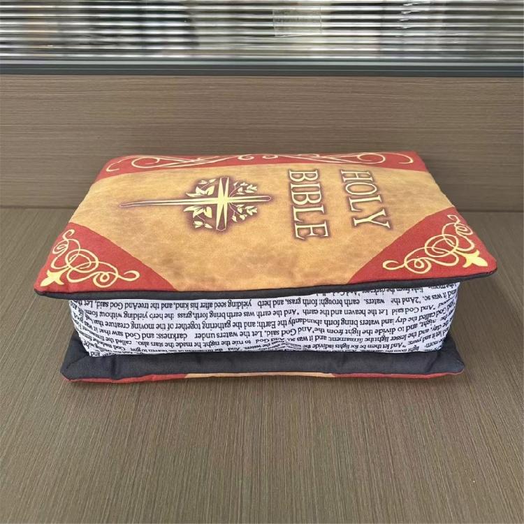 Holy Bibles Shape Plushes Pillow Cushions Soft Religious Ornamentation Comforting Gift For Baptisms Christmas School