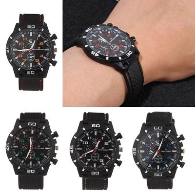 Hoge Kwaliteit Student Siliconen Band Kwarts Horloges Kwarts Polshorloges Polshorloges Sport Horloge