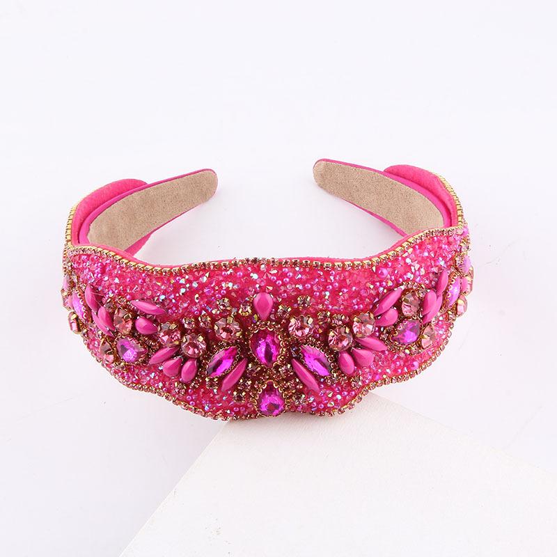 Stirnband Neuankunft Barock Voll-Diamant Reiskorn-Perlen Stirnband K-Style Haaraccessoires