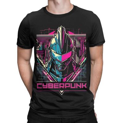 Cyber Samurai Punk Icon Graphic 100 Cotton TShirt Cyber Samurai Punk Tees Tops For Unisex