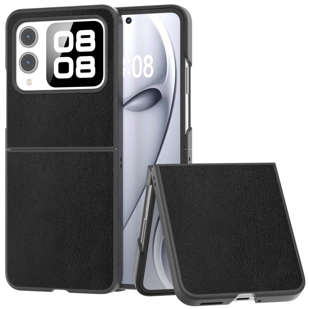 For Huawei nova Flip 5G Case Anti-Scratch PU Leather Coated PC Phone Cover