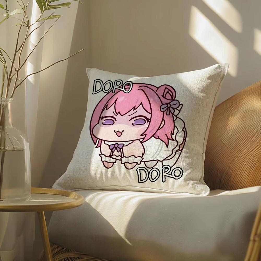DORO Doll Victory Pink Dog Pillow Case pillowcase doublesided printed sofa cushion bedroom headboard