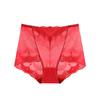 Lace Mesh Underwear for Women Plus Size Seamless Briefs Hollow Out High Waist Sexy Hip Lifting Breathable Triangle Panties