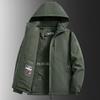 Men's High-End Windproof Fleece Jacket - Autumn/Winter Casual Outdoor Workwear
