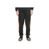 Puma Iconic T7 Relaxed Contrast Drawstring Casual Joggers Men Bottoms Black Orange 530373-51
