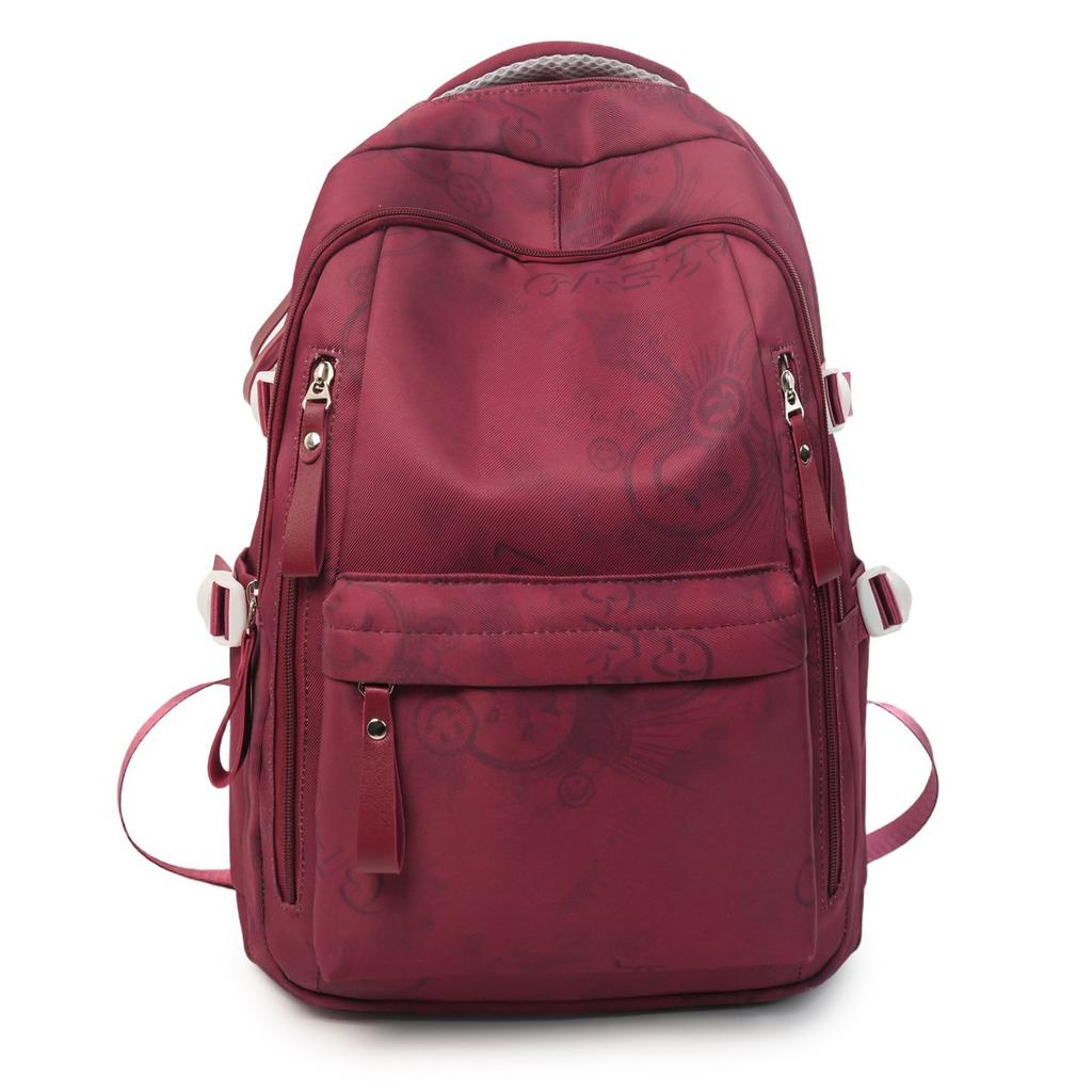 Zaino scolastico Zaino scolastico giapponese maschile stampato moda studente liceo Versione coreana zaino da viaggio di grande capacità studentessa universitaria computer
