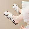 Weiwei Girl 569-1 Baotou Half Slippers Female Summer Wear Fairy Wind Niche Korean Edition Silver Beach Cool Slippers
