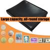 360 Pocket Coins Collecting Album and 36 Pocket Money Currency Storage Album Fireproof Zippered Coin Organiser Folder