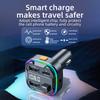 C3 Bluetooth-compatible Hands-free Call Adapter FM Transmitter Car MP3 Music Player Type-C+Dual USB Car Charger