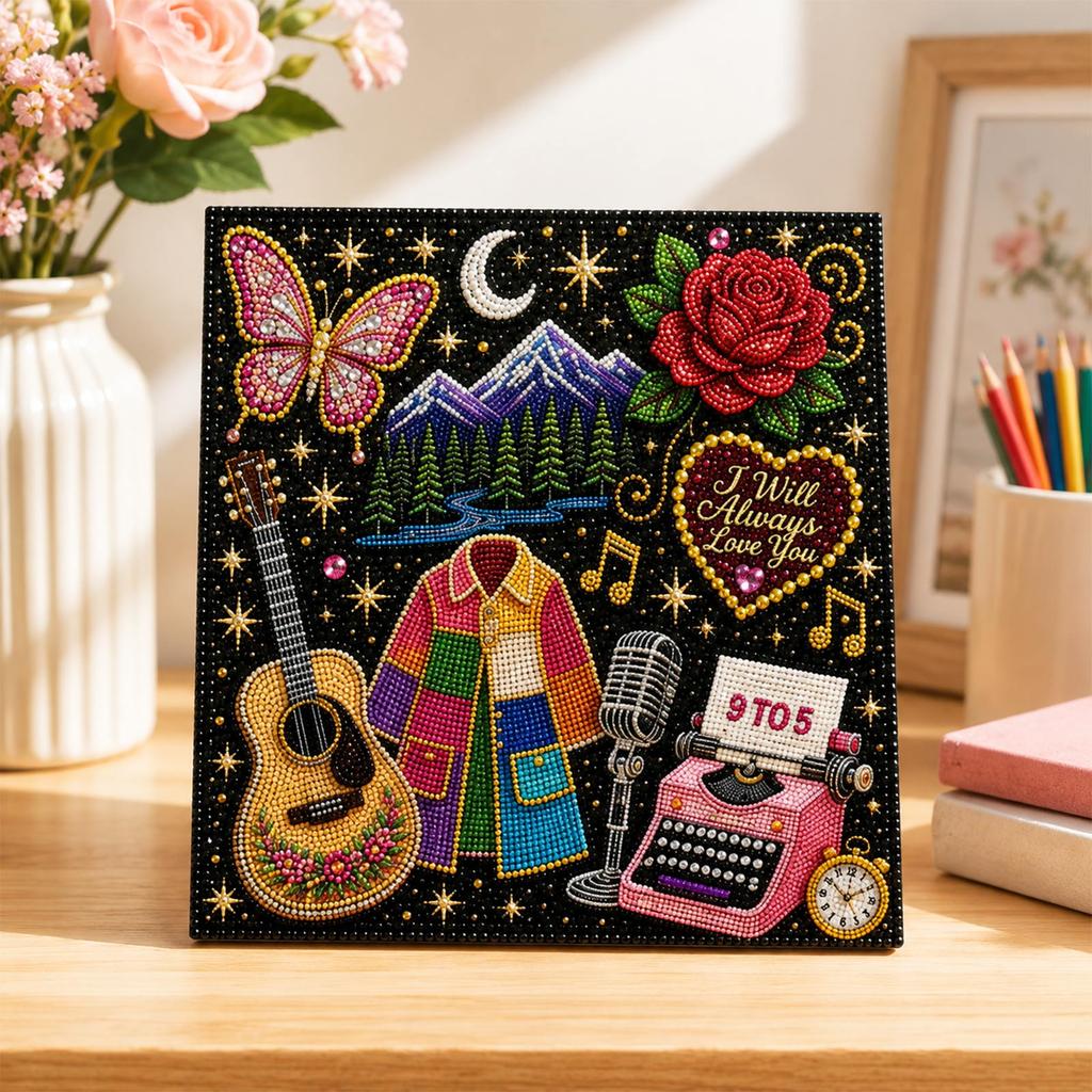 Kit with Beads for DIY and Home Wall