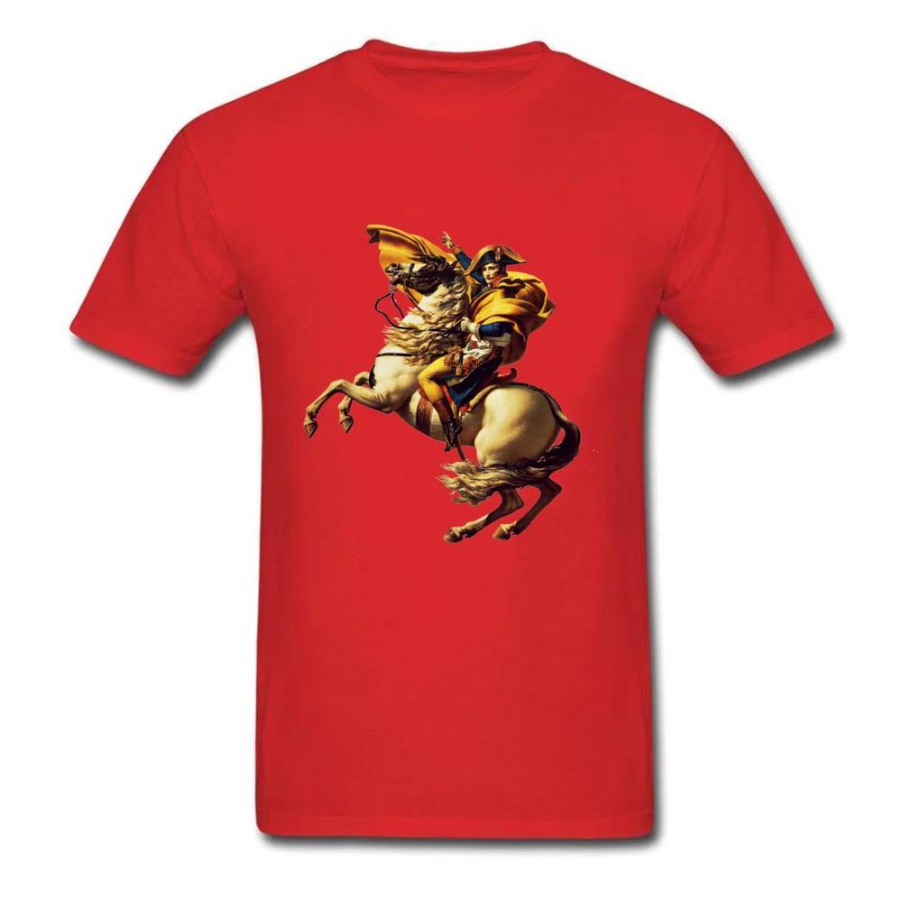 Napoleon Bonaparte Ride Horse Portrait TShirt 100 Cotton ONeck Short Sleeve Summer Casual Unisexs Tshirt Size S3XL