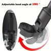 Professional Ratcheting Wrench Set Flexible Head Adjustable Spanners for Plumbing Automotive Repair Tool 6pcs Set 3/8 Interface
