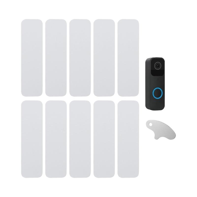 

Pack of 10 Replacement Doorbells Stickers Doorbells Attachment Decals Hassle Easy Decal Designs for Quick Attachment 1