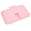 Baby Wet Wipes Warmer Dispenser Large Capacity Top Heating Wipe Warmer Holder USB Powered for 10 Hour Warmth Pink