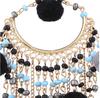 Women's Sweet Tassels Beads & Pompons Ear Pendants Long Dangle Earrings Eardrop Ladies Jewelry Christmas Gift