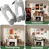 8/20 Pcs Heavy Duty Claw Picture Hangers 40 Lbs Weight Limit Drywall Hooks for Office Home Wall Art Display