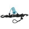 Diving Camera Lanyard Quick Release Buckle Stainless Steel Wire Spring Coiled Camera Lanyard for Light Tool Lake Blue